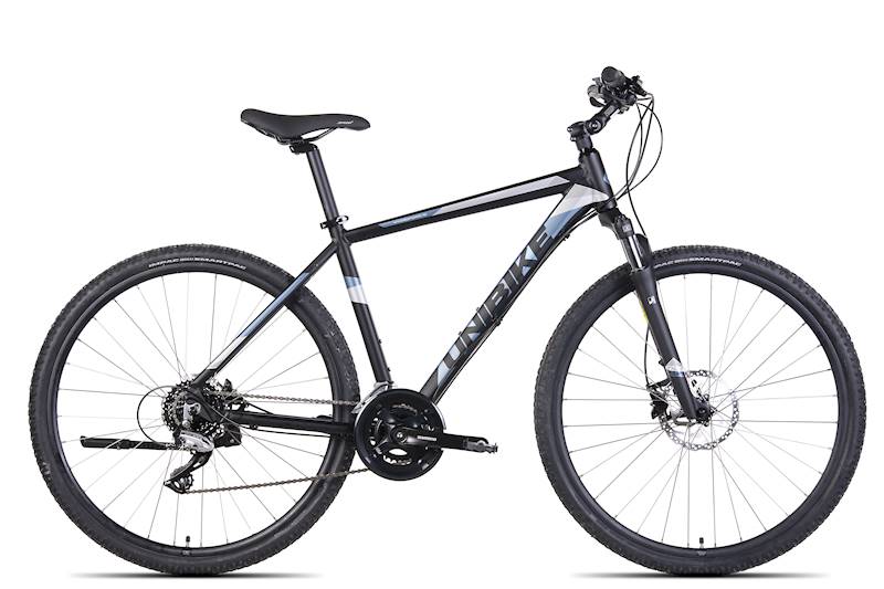 Rower Unibike Crossowy 28" Flash GTS czarny grafitowy 19"