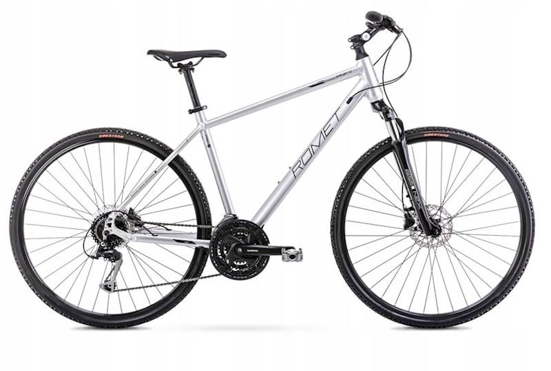 Rower Romet Crossowy 28" Orkan 4 M srebrny czarny 20"