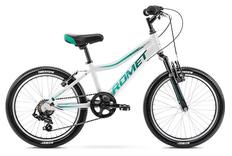 Rower Romet Dziecięcy 20" Rambler Kid 2 biały szmaragdowy