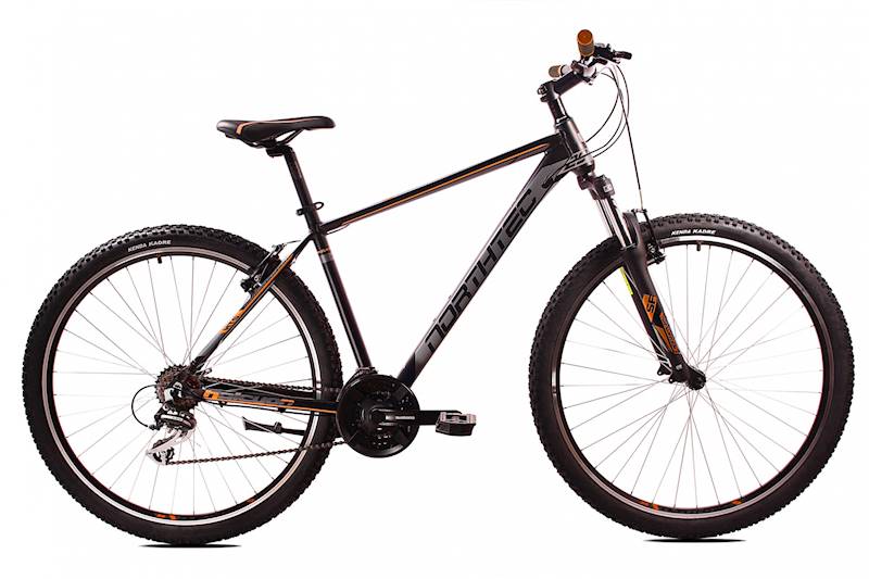 Rower Northtec MTB 29" Halcyon VB AC czarny pomarańczowy 19"