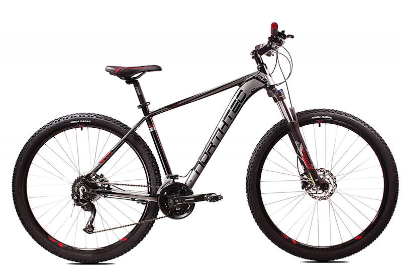 Rower Northtec MTB 29" Viking AL czarny czerwony 21"