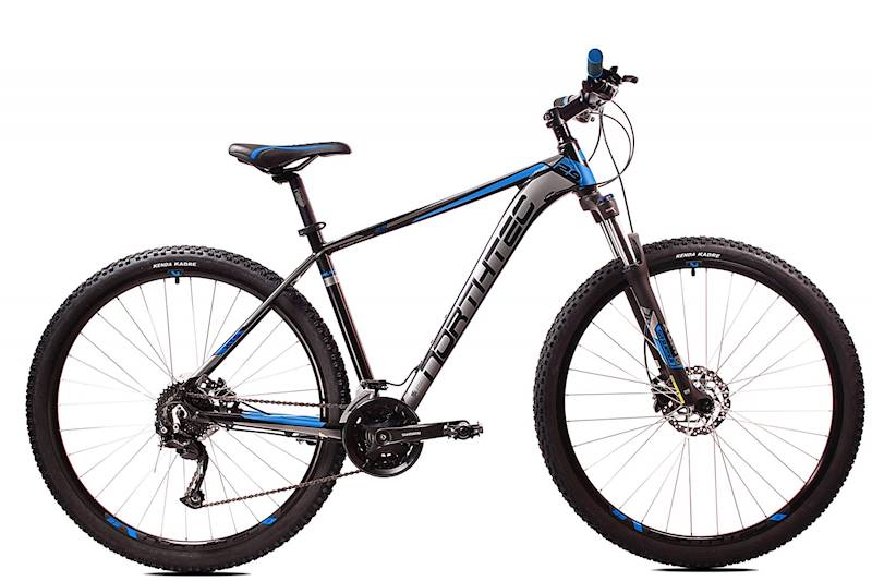 Rower Northtec MTB 29" Viking AL czarny niebieski 19"