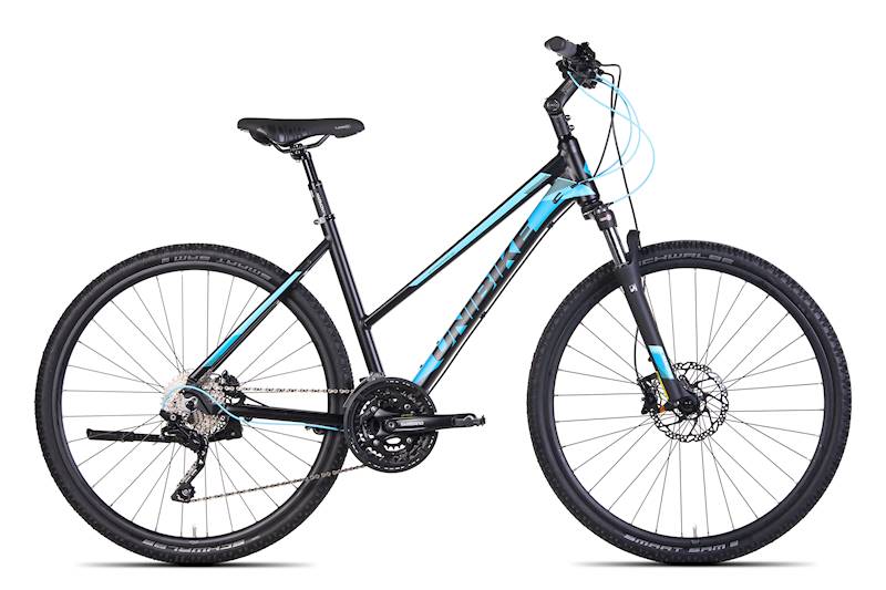 Rower Unibike Crossowy 28" Viper LDS czarny turkusowy 17"