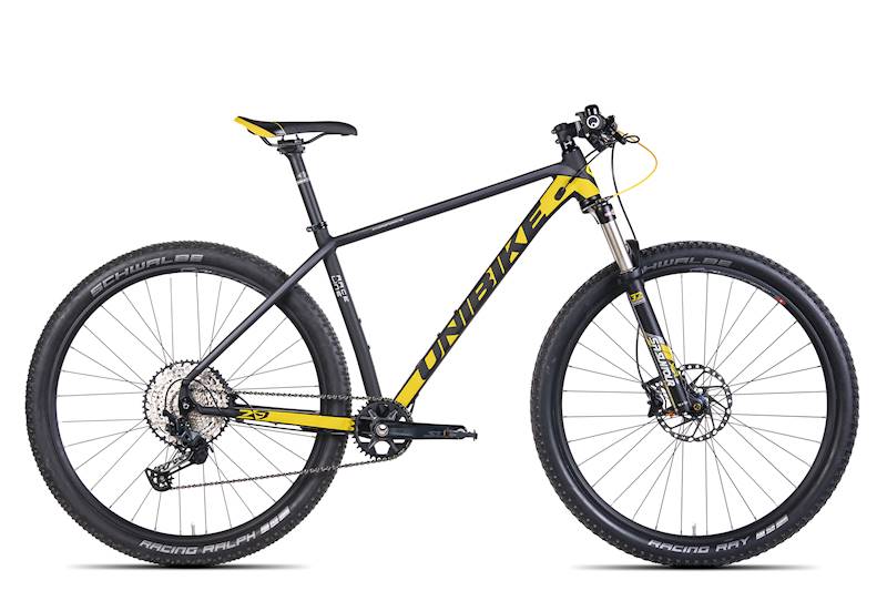 Rower Unibike MTB 29" Flite czarny żółty 19"