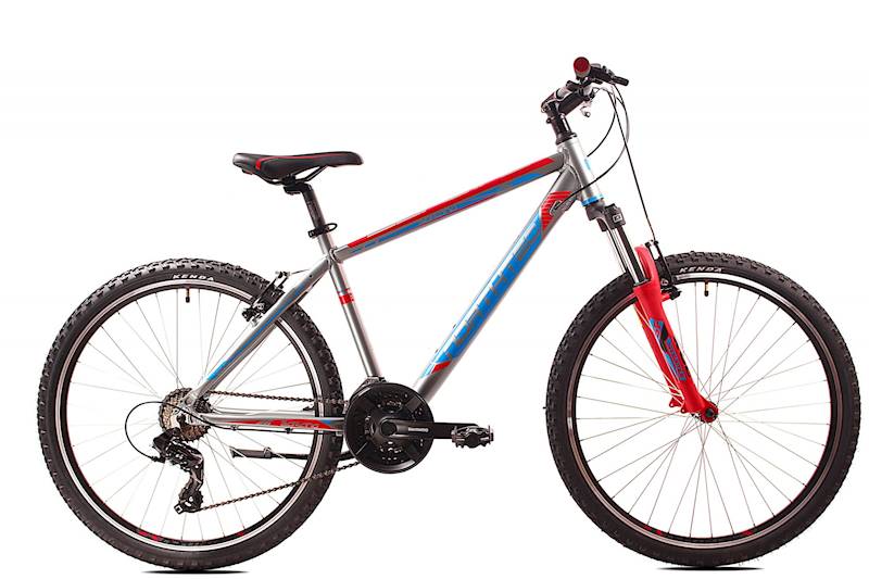 Rower Northtec MTB 26" Sorang VB srebrny niebieski czerwony 17"