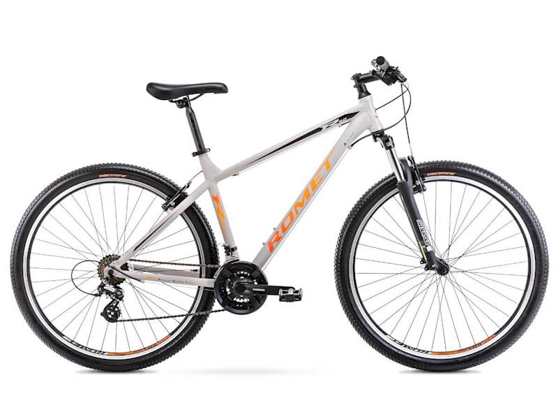 Rower Romet MTB 29" Rambler R9.0 szary czarny pomarańczowy 17"