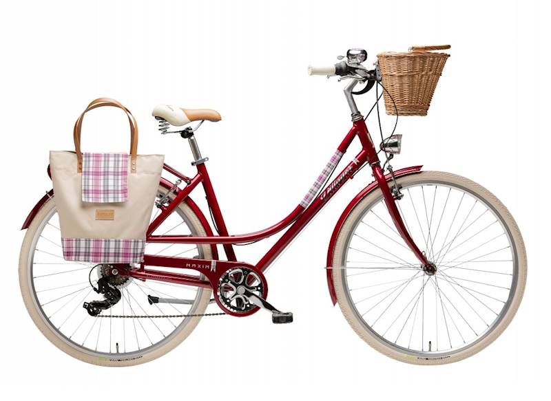 Rower Maxim Miejski 28" Villager Lady bordowy 19"