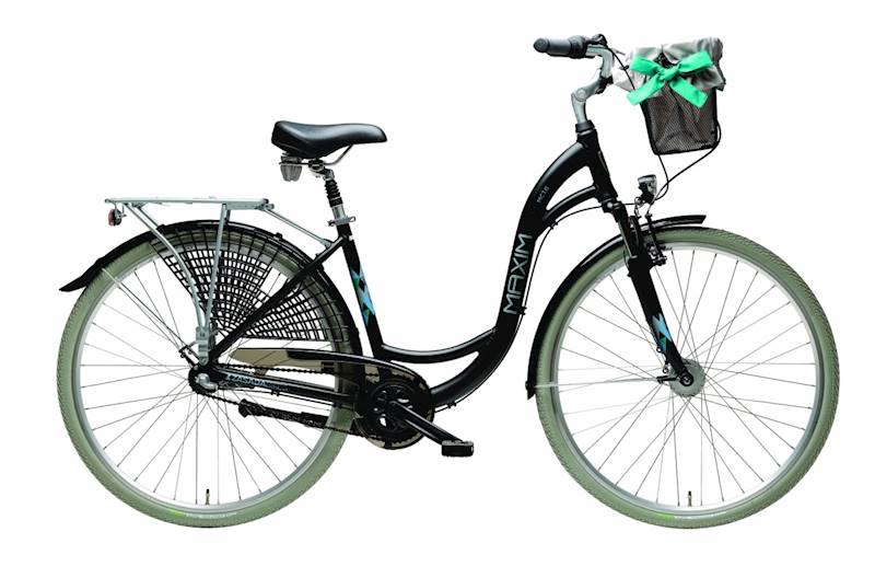 Rower Maxim 28" MC 1.6.3 czarny mat 18"