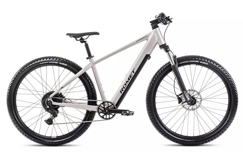 Rower Romet E-Bike 29" e-Rambler 2.0 srebrny grafitowy 18"