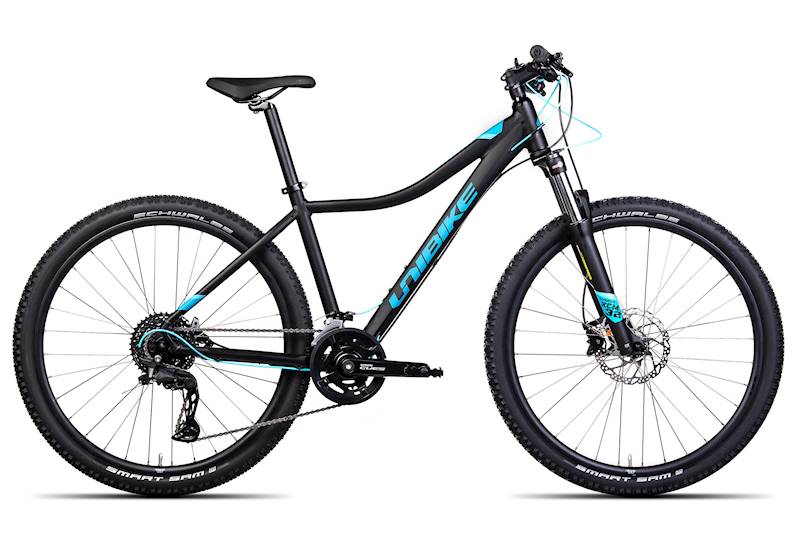 Rower Unibike MTB 27,5" Fusion Lady czarny turkusowy 17"