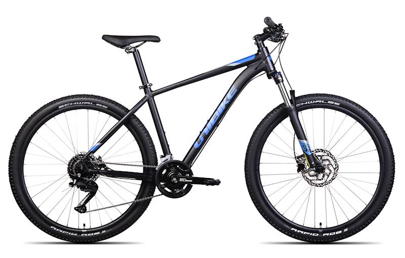 Rower Unibike MTB 27,5" Shadow czarny niebieski 18"