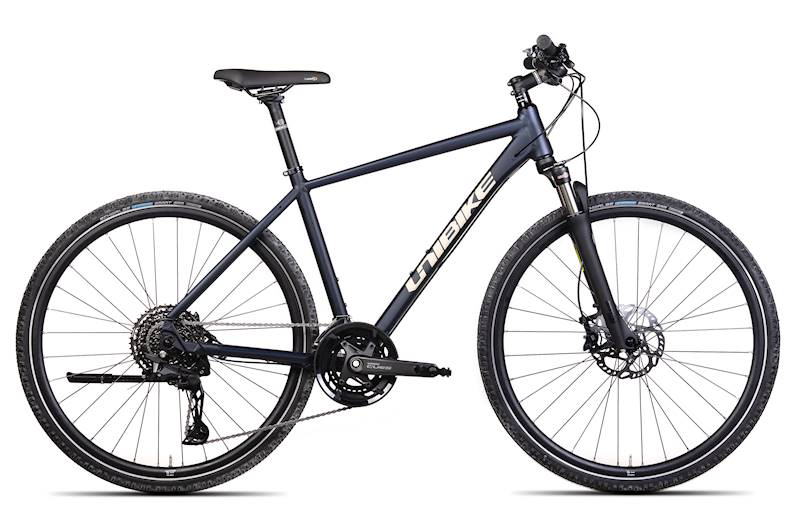 Rower Unibike Crossowy 28" Zethos GTS granatowy 19"