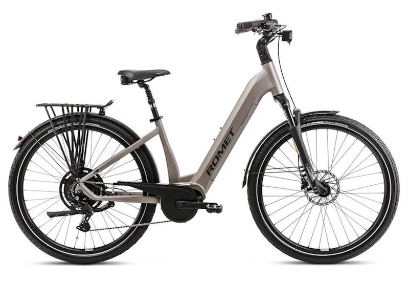 Rower Romet E-Bike 28" E-Modeco URB 2.0 szampański czarny 17"