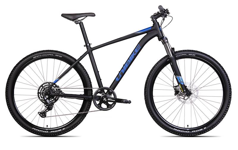 Rower Unibike MTB 27,5" Shadow czarny niebieski 16"