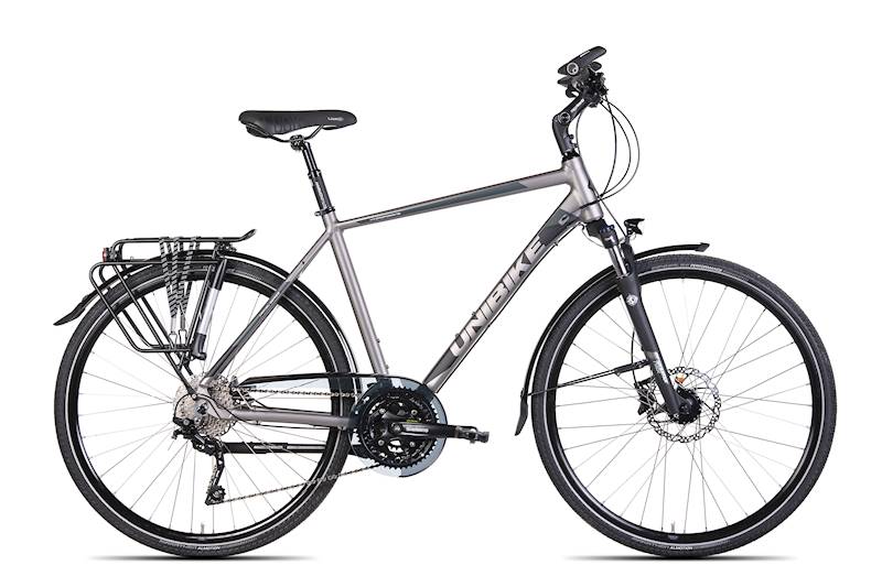 Rower Unibike Trekkingowy 28" Atlantis GTS grafitowy czarny 23"