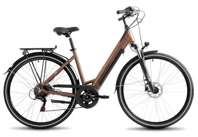 Rower Romet E-Bike 28" PROECO WAVE AN 1.0 brązowy 19"