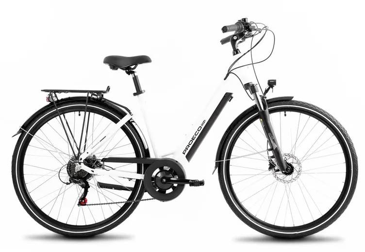 Rower Romet E-Bike 28" PROECO WAVE AN 1.0 biały 19"