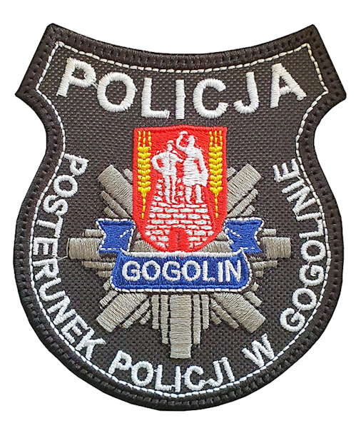 Emblemat haftowany Policja - GOGOLIN