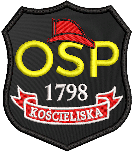Emblemat haftowany OSP - KOŚCIELISKA