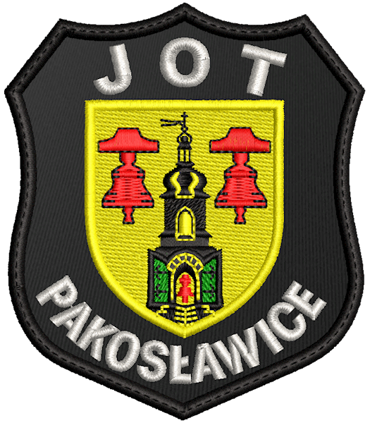 Emblemat haftowany JOT PAKOSŁAWICE