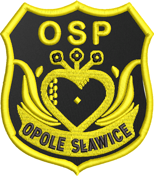 Emblemat haftowany OSP - OPOLE SŁAWICE