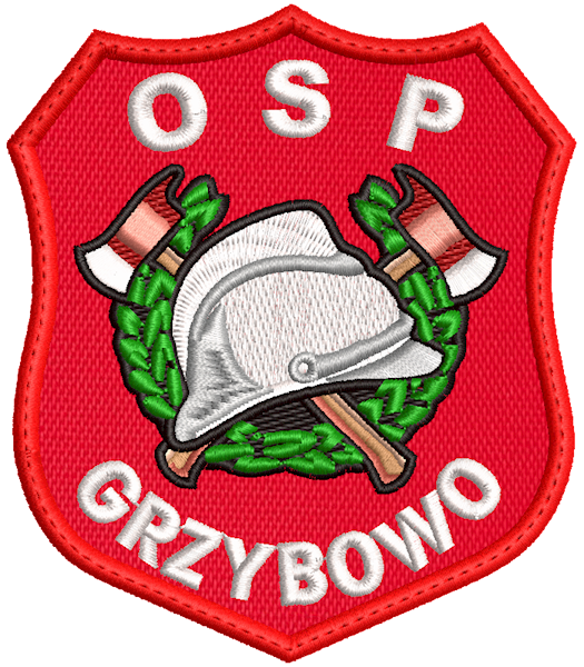 Emblemat haftowany OSP GRZYBÓW