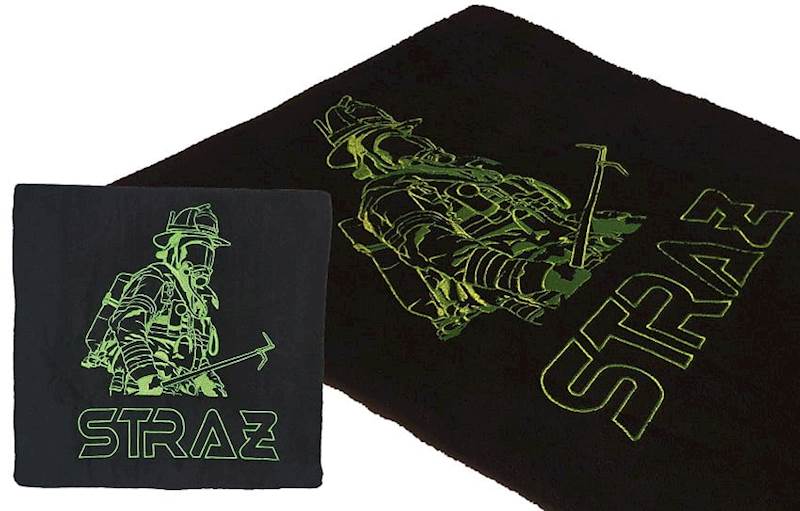 Ręcznik z haftem logo STRAŻAK wym. 70x140