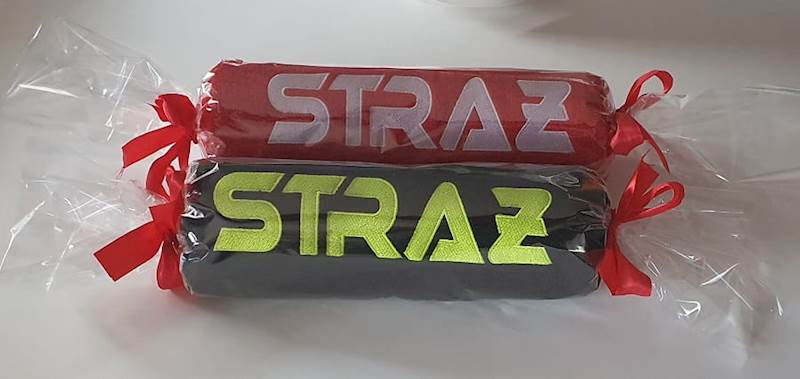 Ręcznik z haftem STRAŻ wym. 50x100