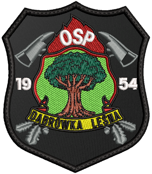 Emblemat haftowany OSP DĄBRÓWKA LEŚNA