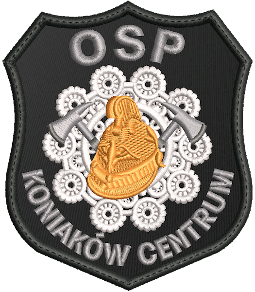 Emblemat haftowany OSP - KONIAKÓW CENTRUM
