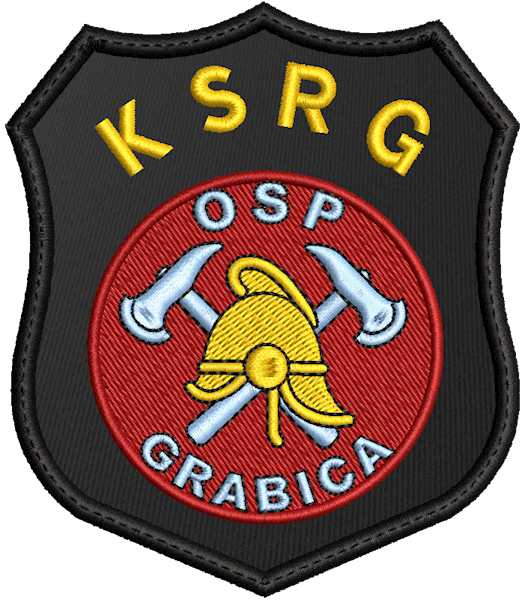 Emblemat haftowany OSP GRABICA
