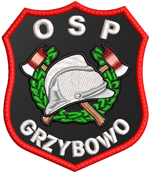 Emblemat haftowany OSP GRZYBÓW