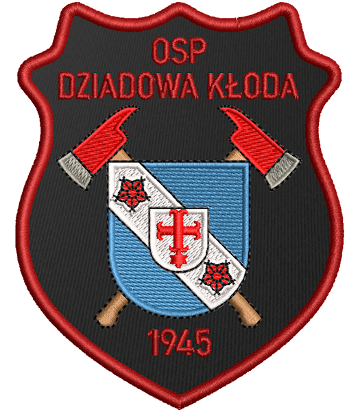 Emblemat haftowany OSP - DZIADOWA KŁODA