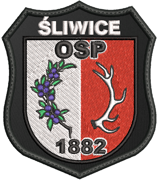 Emblemat haftowany OSP - ŚLIWICE