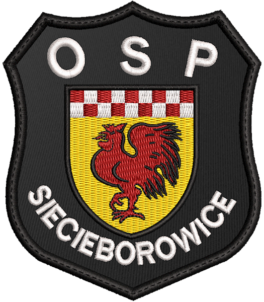Emblemat haftowany OSP SIECIEBOROWICE