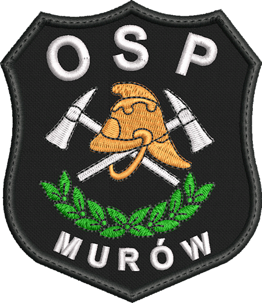 Emblemat haftowany OSP - MURÓW