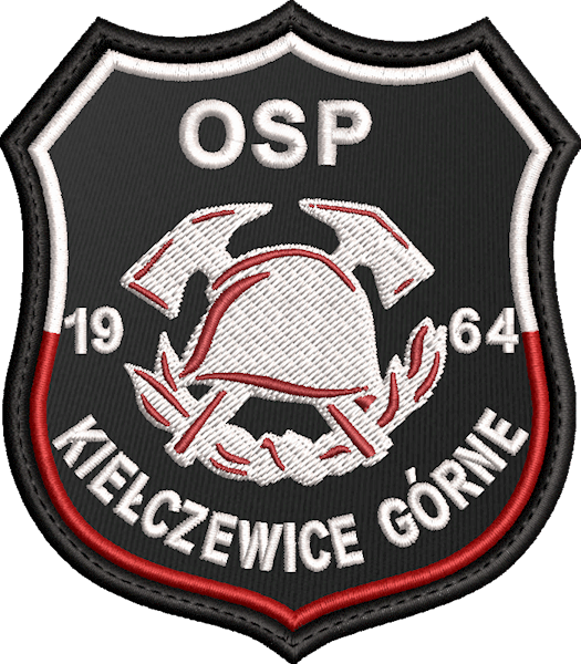Emblemat haftowany OSP - KIEŁCZEWICE GÓRNE