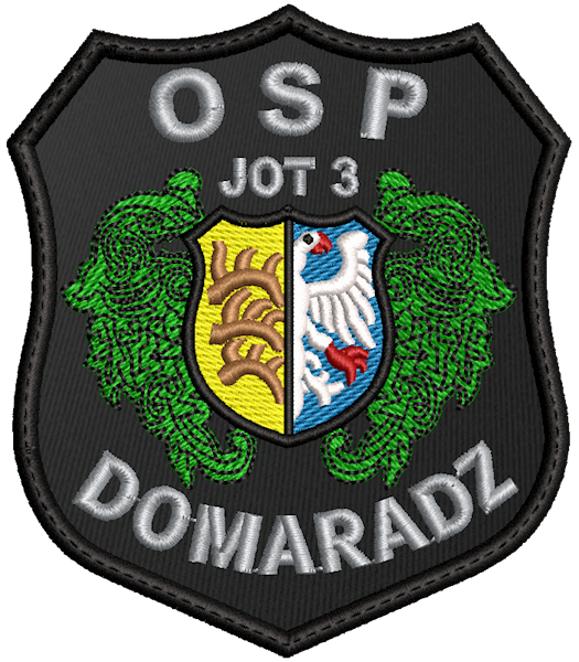 Emblemat haftowany OSP DOMARADZ