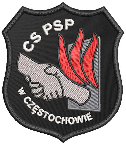Emblemat haftowany CS PSP