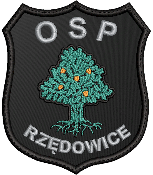 Emblemat haftowany OSP - RZĘDOWICE