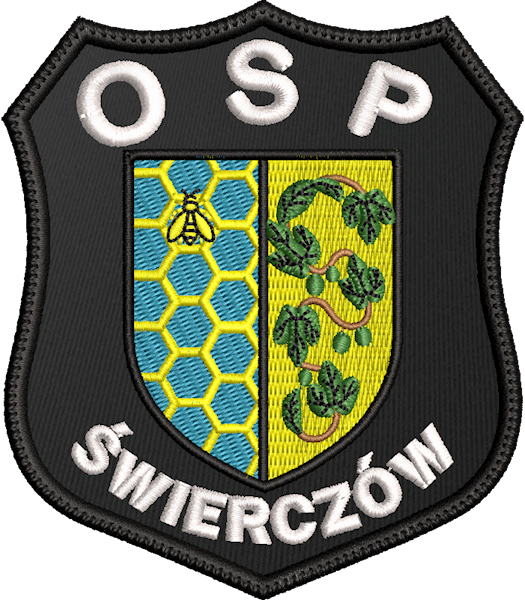 Emblemat haftowany OSP - ŚWIERCZÓW