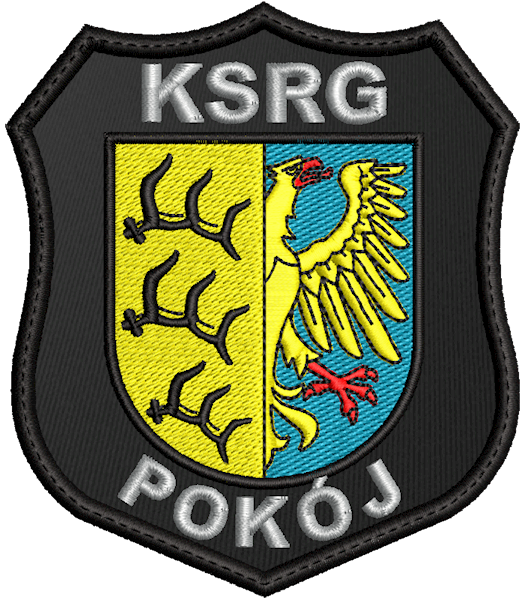 Emblemat haftowany OSP - POKÓJ KSRG