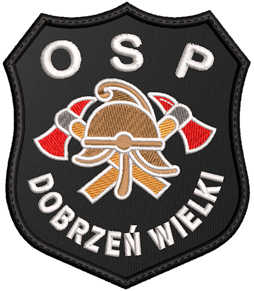 Emblemat haftowany OSP - DOBRZEŃ WIELKI