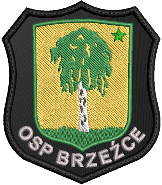 Emblemat haftowany OSP - BRZEŹCE