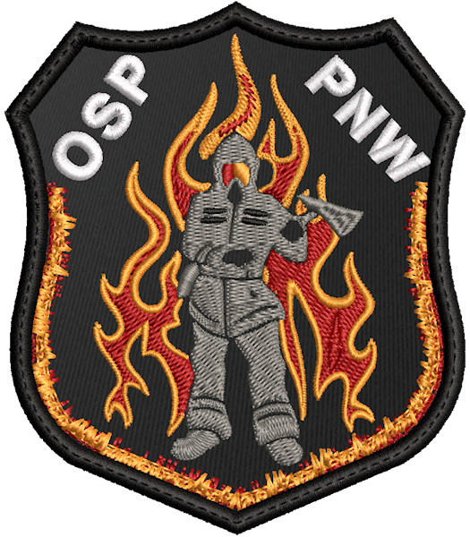 Emblemat haftowany OSP - PNW