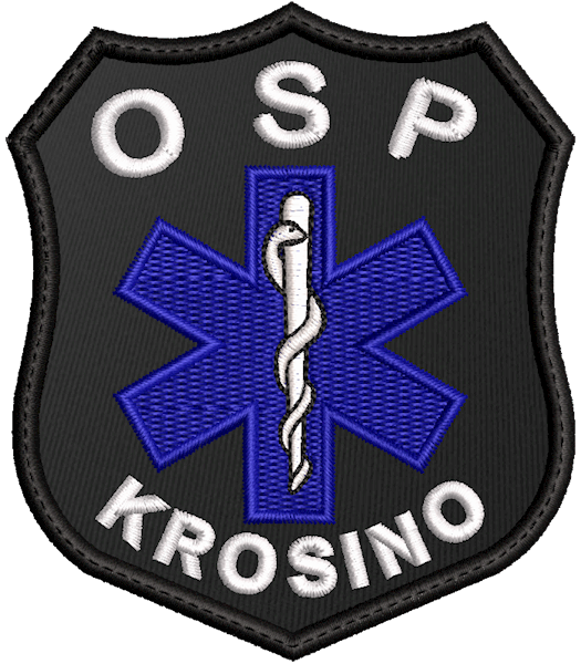 Emblemat haftowany OSP - KROSINO MED