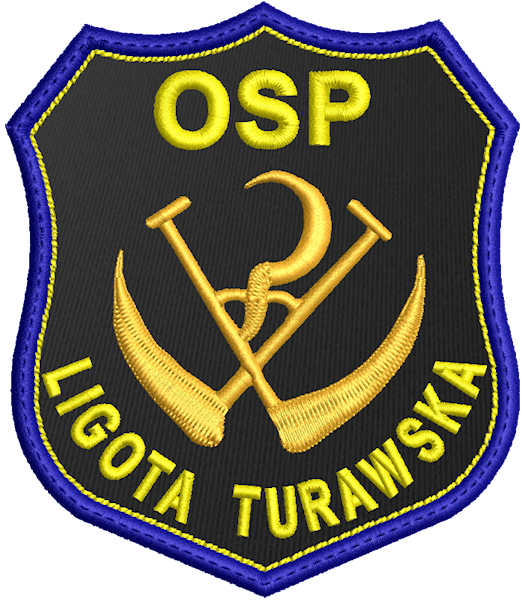 Emblemat haftowany OSP - LIGOTA TURAWSKA