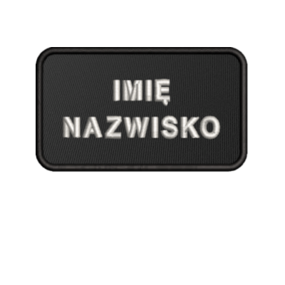 Identyfikator imienny haftowany OSP/PSP piaskowy