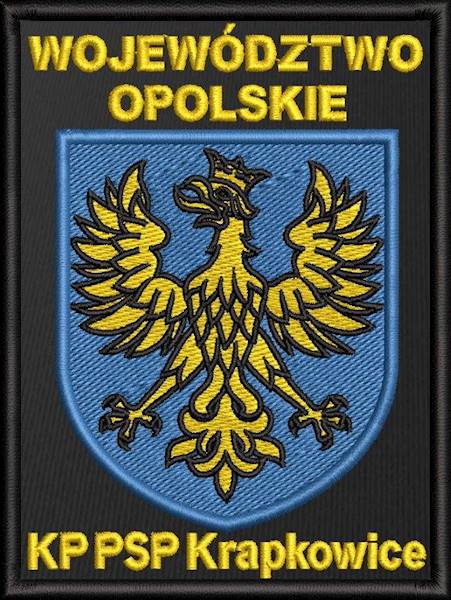Emblemat haftowany PSP KRAPKOWICE