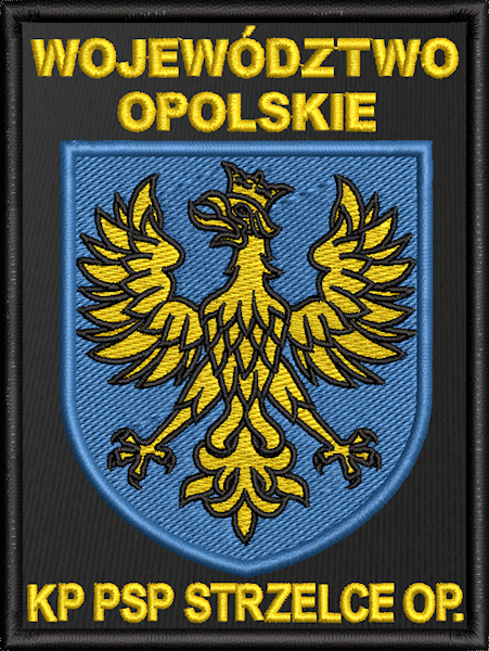 Emblemat haftowany PSP STRZELCE OPOLSKIE